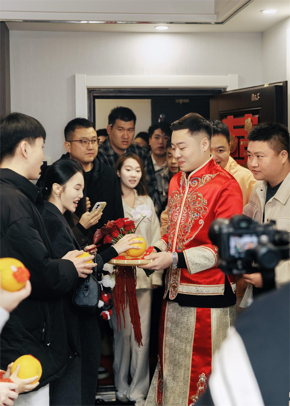 婚礼接亲敬茶瞬间